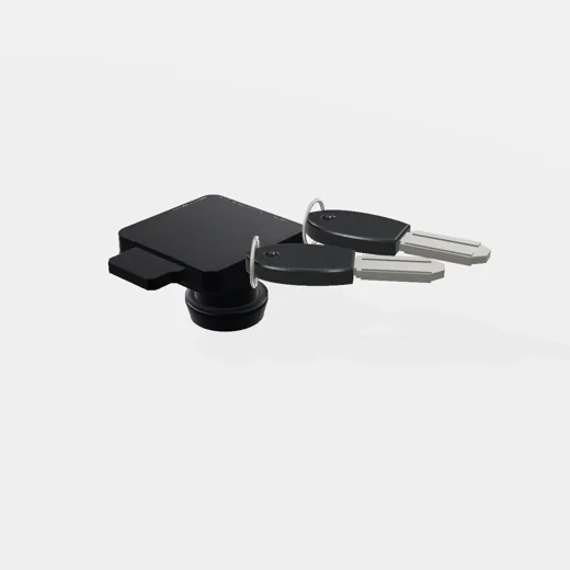Cerradura de Aplicar Eco - Llave Entera - 22mm - Acabado Niquel