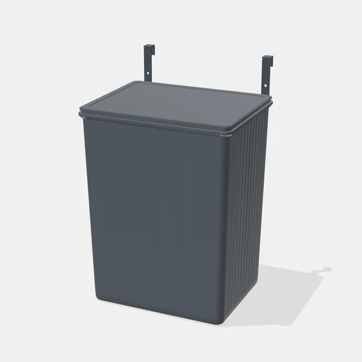Porta Residuos P/Puerta Colgante 14lt. Color ANTRACITA Al x An x Pr(mm): 230x260x340