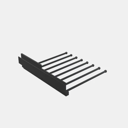 Pantal. Lat Extr 8 Prendas Negro 400x460x120mm Der